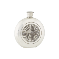 Celtic Knotwork Round Flask